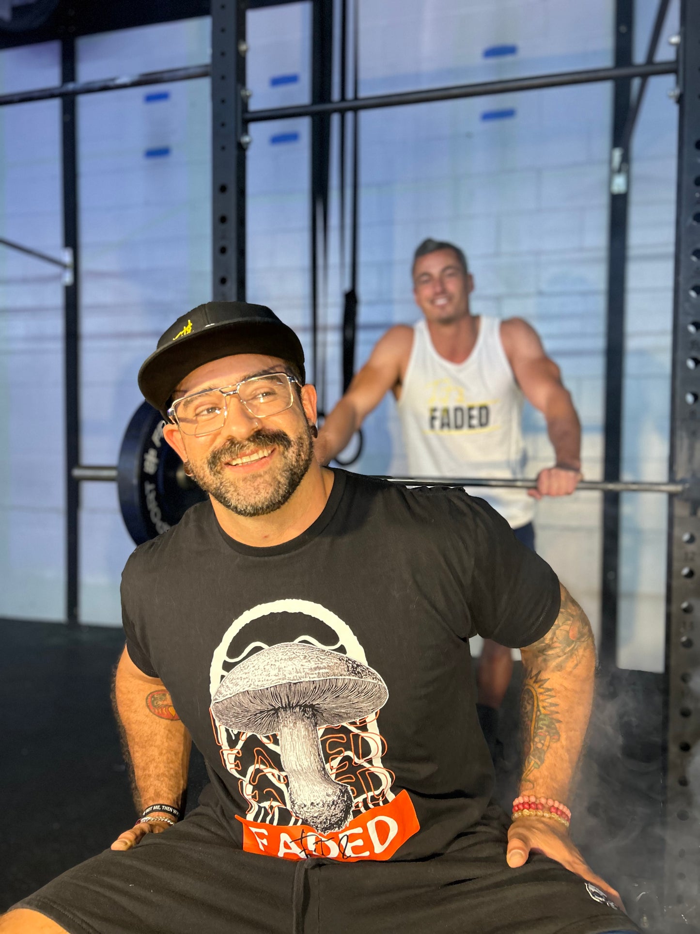 Train Your Mind - Black Mushroom Tee