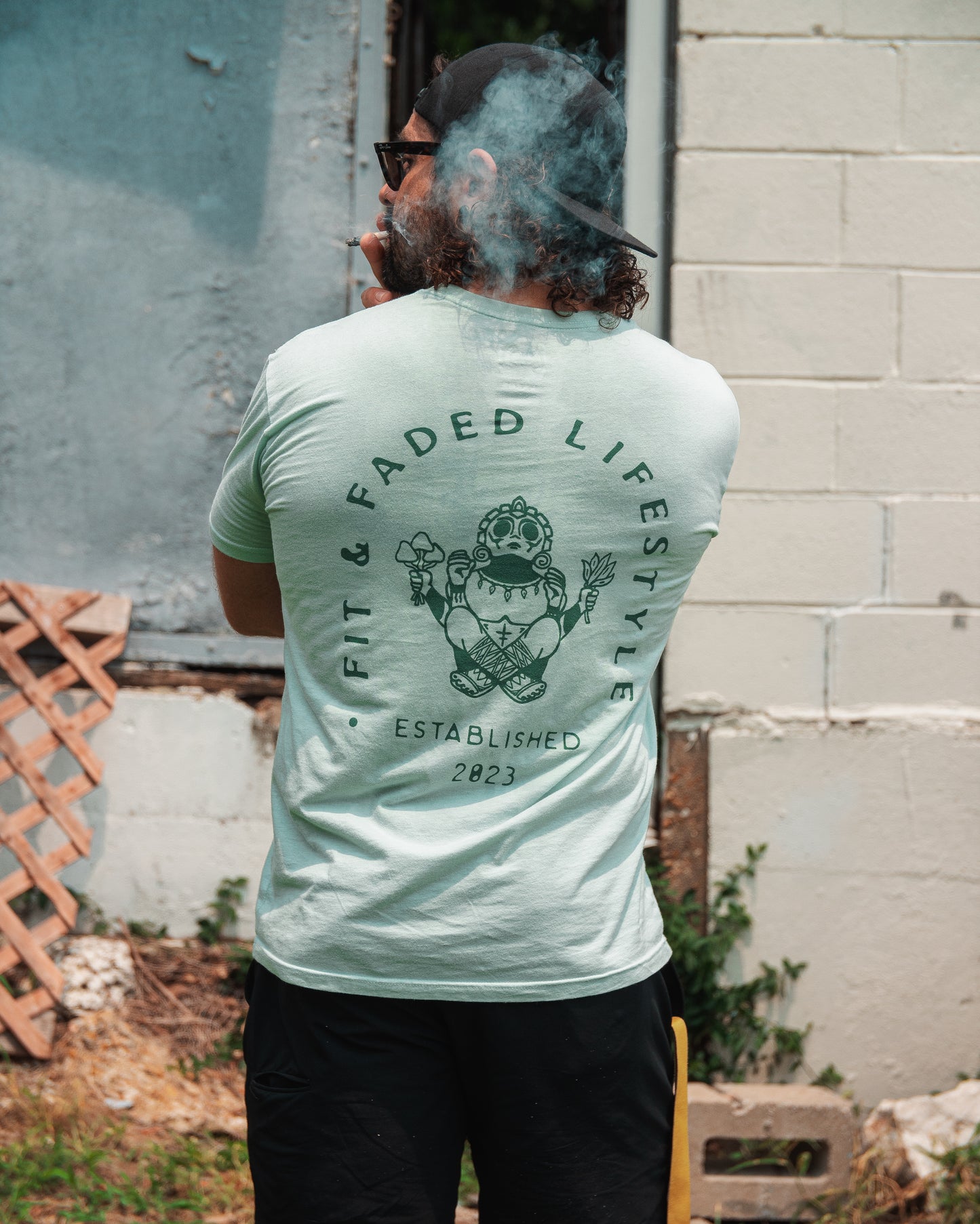 Fit & Faded Lifestyle Tee - Mint