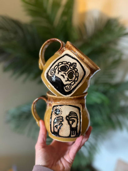 Handmade Ceramic Mugs | Pair
